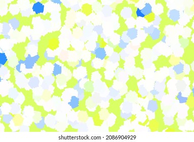 Verde claro, textura vectorial roja con formas abstractas. Diseño decorativo en estilo abstracto con formas aleatorias. Fondo para un teléfono móvil.