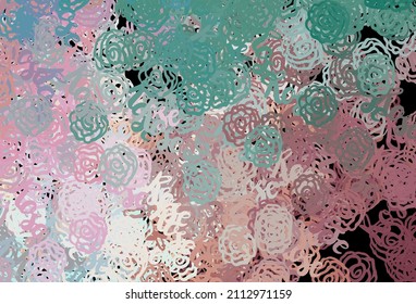 Light Green, Red vector texture with abstract forms. Simple colorful illustration with abstract gradient shapes. Simple design for your web site.