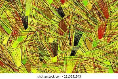 Light Green, Red vector texture with abstract forms.