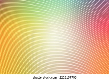 Verde claro, textura vectorial roja con líneas de color. Ilustración abstracta geométrica moderna con Líneas. Diseño inteligente para su anuncio comercial.