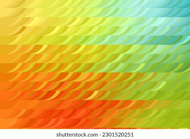 Light Green, Red vector texture with abstract forms. Illustration with colorful gradient shapes in abstract style. Simple design for your web site.