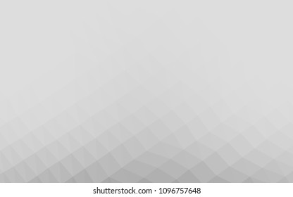Light Green, Red vector triangle mosaic background. Creative illustration in halftone style with gradient. A completely new design for your business.