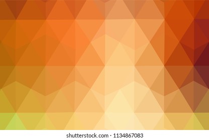 Light Green, Red vector triangle mosaic texture. Shining colorful illustration with triangles. Brand new design for your business.