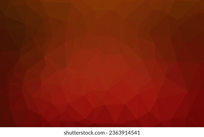 Light Green, Red vector triangle mosaic template. A sample with polygonal shapes. The best triangular design for your business.