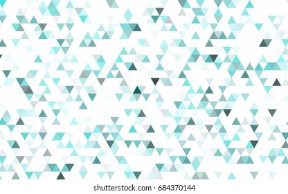 Light Green, Red vector triangle mosaic pattern. Colorful abstract illustration with gradient. The polygonal design can be used for your web site.