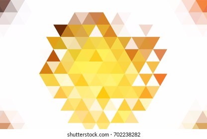Light Green, Red vector triangle mosaic pattern. Modern geometrical abstract illustration with gradient. A completely new template for your business design.