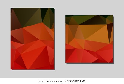 Light Green, Redvector banner for websites. Modern abstract design concept with colorful gradient. Pattern can be used as a template for calendars.