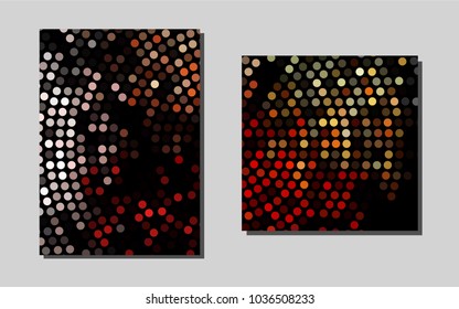 Light Green, Redvector cover for Envelopes. Booklet with textbox on colorful abstract background. Pattern for beautiful business cards, folders.