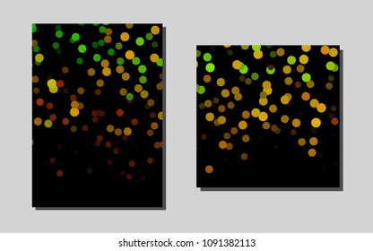 Light Green, Redvector cover for Envelopes. Abstract booklet on colored background with gradient. The pattern can be used for any ad, booklets.