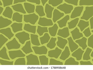 Light green seamless pattern. Abstract plant biological cell artwork background. Vector illustration.