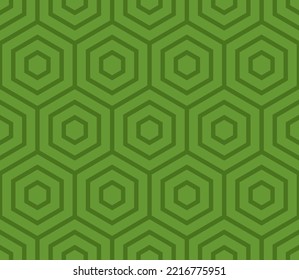 LIGHT GREEN SEAMLESS VECTOR BACKGROUND WITH HEXAGONS