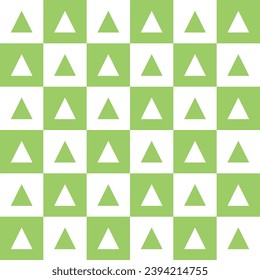 Light green shade triangle pattern background. Triangle pattern background. Triangle background. Seamless pattern. for backdrop, decoration, Gift wrapping