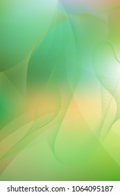 Light Green soft abstract background with a gradient for various design artworks, business cards.