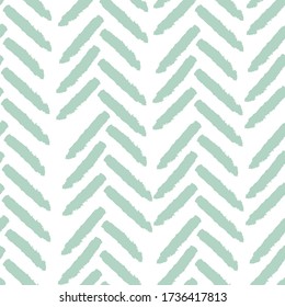 Light green strips on white background. Geometric seamless pattern. 