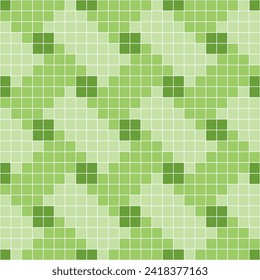 Fondo de baldosas verde claro, fondo mosaico, fondo de mosaico, patrón sin costura, patrón sin costuras mosaico, textura o fondo de azulejos mosaicos. Baldosas murales en el cuarto de baño, baldosas en la piscina.