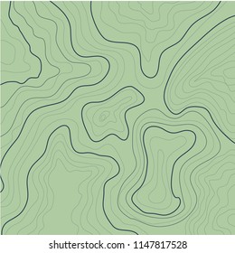 light green topographic map, vector