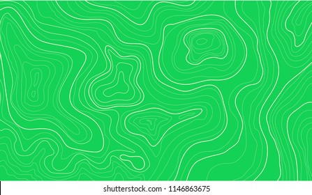 light green topographic map ,white lines, vector