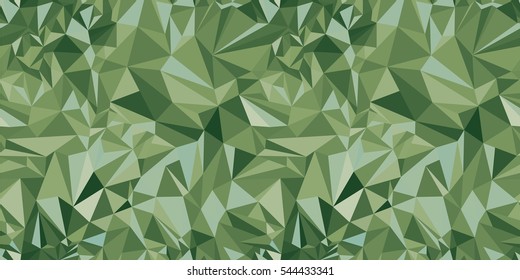 Light green trendy seamless Polygonal Mosaic pattern, Design Templates