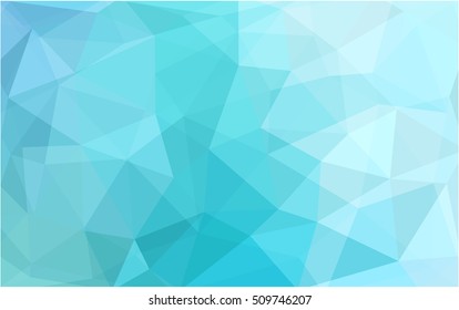Light green triangle mosaic background. Triangular geometric sample with gradient.  A completely new design for your business.