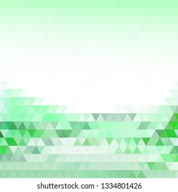 light green triangles background 