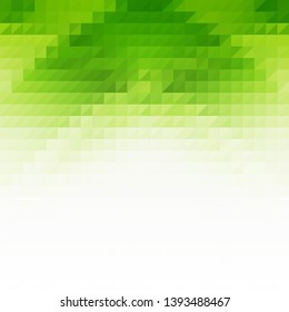 light green triangles background. abstract vector illustration 