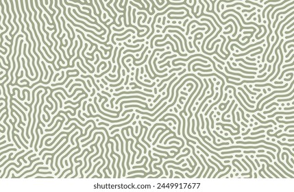 Light Green Turing Diffusion Abstract Organic Pattern Vector