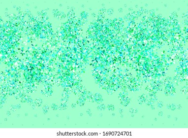 Light Green vector abstract backdrop with leaves. An elegant bright illustration with leaves in Natural style. Textured pattern for websites, banners.