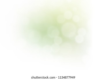 Light Green vector abstract background. A completely new color illustration in a bokeh style. A completely new design for your business.