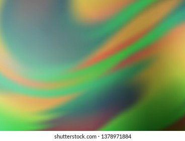 Light Green vector abstract background. A completely new color illustration in a bokeh style. A completely new template for your design.