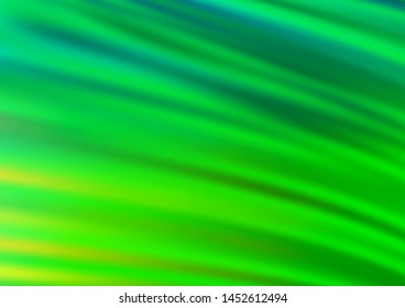 Light Green vector abstract background. Creative illustration in halftone style with gradient. The blurred design can be used for your web site.