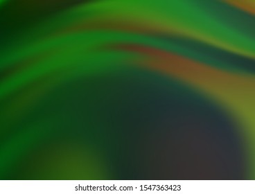 Light Green vector abstract background. Creative illustration in halftone style with gradient. The blurred design can be used for your web site.