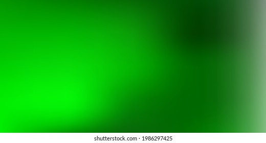Light green vector abstract blur background. Abstract colorful illustration in blur style with gradient. Smart pattern for websites.