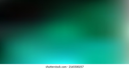 Diseño de borrón abstracto de vector verde claro. Ilustración de color abstracta en estilo borroso con gradiente. Su diseño para aplicaciones.