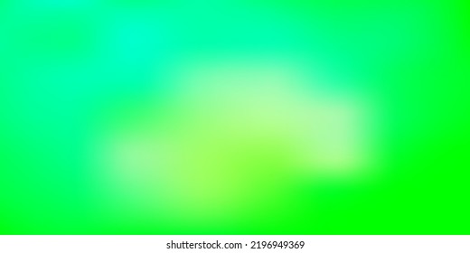 Light green vector abstract blur template. Modern elegant blur illustration with gradient. Sample for your designs.