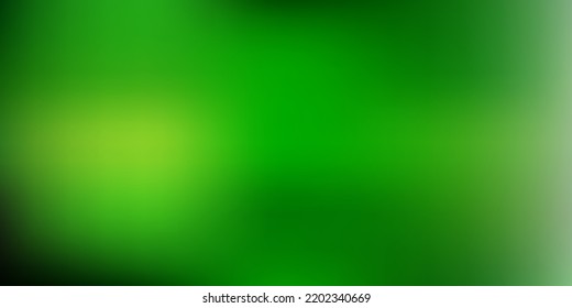 Hellgrüner, abstrakter, unscharfer Hintergrund. Farbige abstrakte Farbverlauf-Illustration im unscharfen Stil. Kluges Muster für Websites.