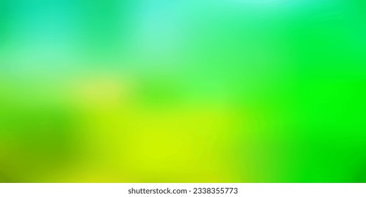 Hellgrüne, abstrakte Vektorgrafik-Blur-Vorlage. Farbige Illustration mit Farbverlauf-Stil im Halbtonstil. Ihr Design für Anwendungen.