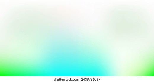 Vector verde claro de fondo borroso abstracto. Ilustración colorida abstracta en estilo desenfoque con degradado. Antecedentes para diseñadores web.