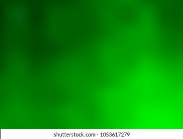 Light Green vector abstract blurred template. Modern geometrical abstract illustration with gradient. The textured pattern can be used for background.