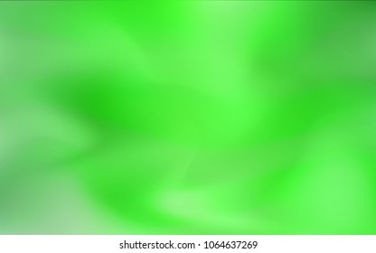 Light Green vector abstract blurred cover. A vague abstract illustration with gradient. Brand-new design for your business.