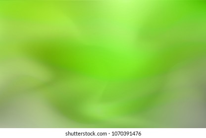 Light Green vector abstract blurred cover. A vague abstract illustration with gradient. A completely new design for your business.