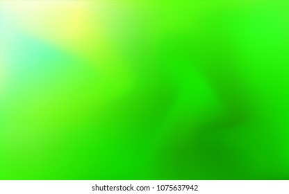 Light Green vector abstract blurred cover. A completely new color illustration in a vague style. The blurred design can be used for your web site.