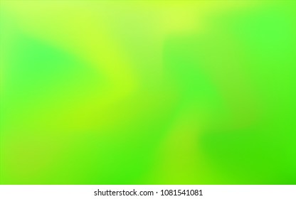 Light Green vector abstract blurred cover. Modern geometrical abstract illustration with gradient. A completely new template for your business design.