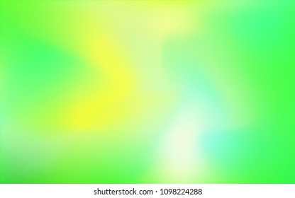 Light Green vector abstract blurred cover. Modern geometrical abstract illustration with gradient. A completely new design for your business.