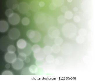 Light Green vector abstract blurred template. A completely new color illustration in a bokeh style. Brand new design for your business.