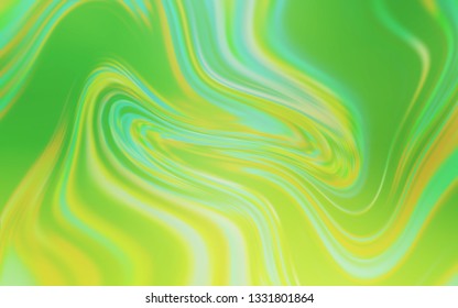 Light Green vector abstract blurred background. Colorful abstract illustration with gradient. New style design for your brand book.