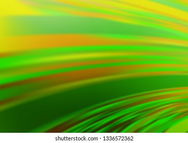 Light Green vector abstract blurred template. Creative illustration in halftone style with gradient. Brand new design for your business.