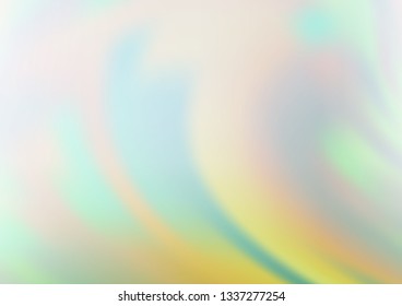 Light Green vector abstract blurred pattern. A completely new color illustration in a bokeh style. The template for backgrounds of cell phones.