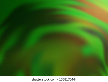 Light Green vector abstract blurred pattern. An elegant bright illustration with gradient. A new texture for your design.