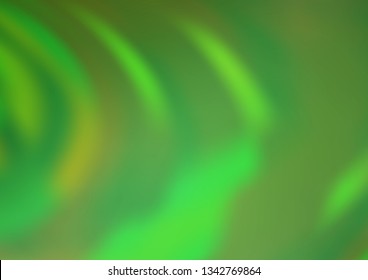 Light Green vector abstract blurred pattern. Modern geometrical abstract illustration with gradient. Brand new style for your business design.