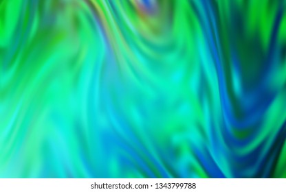Light Green vector abstract blurred layout. Colorful abstract illustration with gradient. Smart design for your work.
